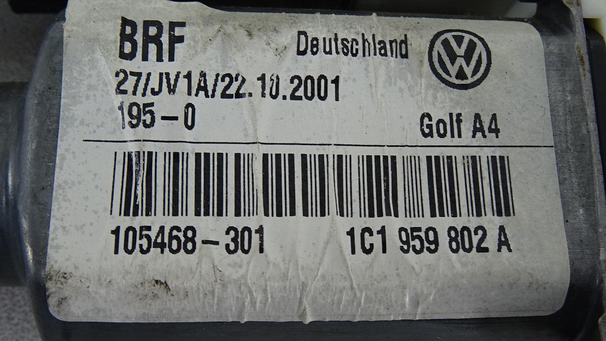 VW Golf IV Fensterhebermotor vorn rechts Bj2001 1C1959802A 9776105415301