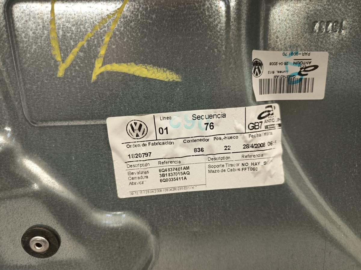 VW Polo 9N original Fensterheber vorne links elektrisch ohne Motor Bj 08