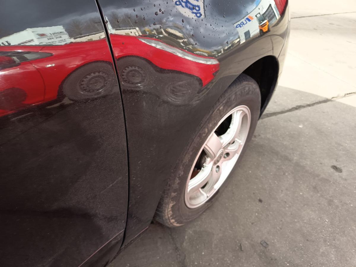 Renault Scenic 3 original Kotfl&uuml;gel rechts Seitenteil 676 Perlschwarz Bj 2009