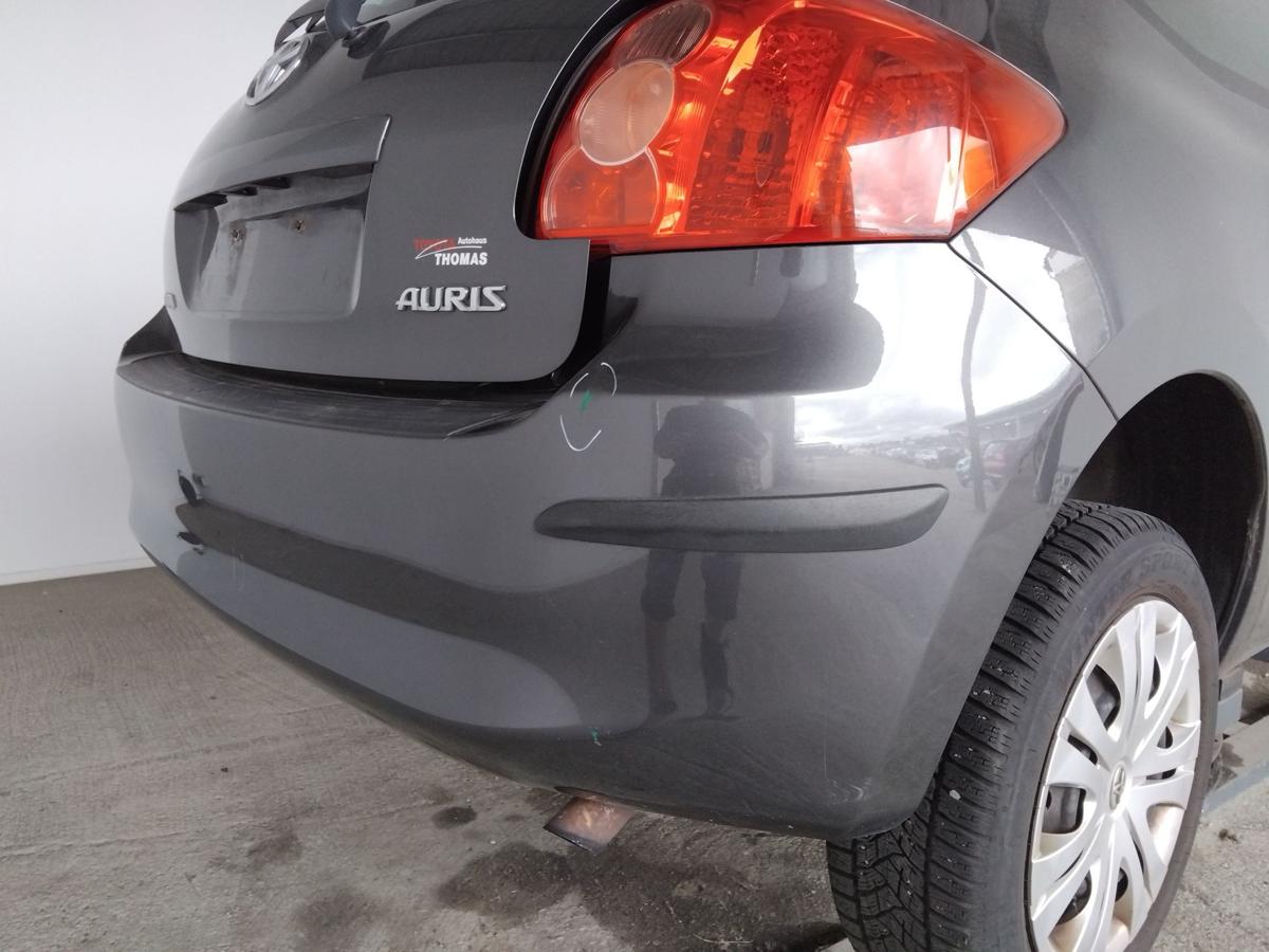 Toyota Auris E15 original Stoßstange Stossfänger hinten BJ2007 1G3 magneticgrey