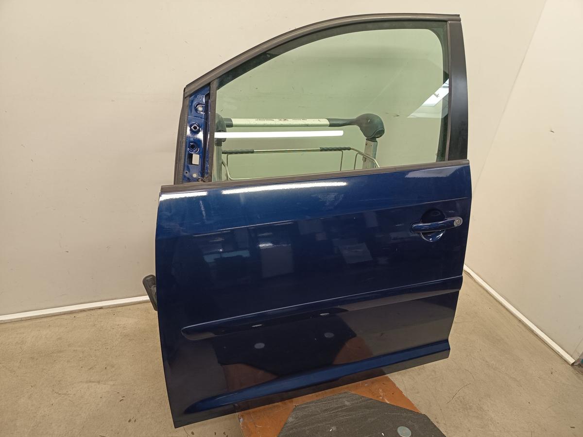 VW Touran 1T original T&uuml;r vorn links Fahrer B5N Indigoblau Bj 2006