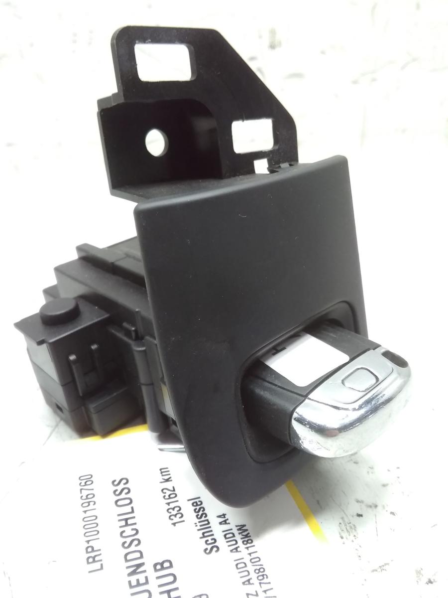 Audi A4 8K B8 original Zündanlaßschalter Einschub Zündschloß mit Schlüssel 2009