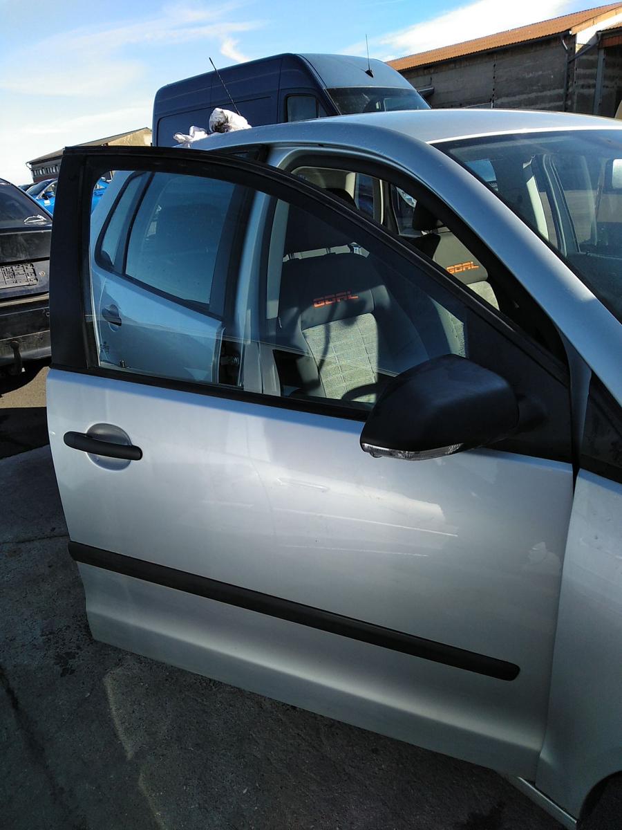 VW Polo 9N3 T&uuml;r vorn rechts Beifahrert&uuml;r 5-t&uuml;rig reflexsilbermetallic Bj.2006
