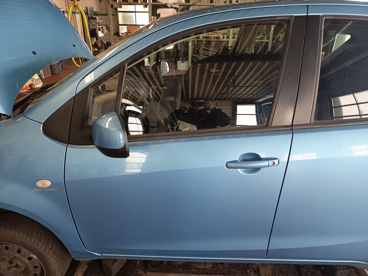 Agila B original T&uuml;r vorn links Fahrer GBW Marokkoblau Bj 2008