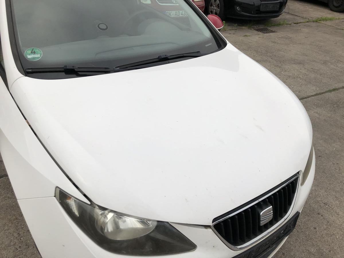 Seat Ibiza 6J Motorhaube Haube Klappe Deckel vorn LB9A Candywei&szlig;