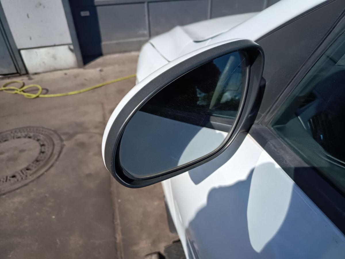 Hyundai I30 original Au&szlig;enspiegel links mechanisch Crystal White Bj 2009