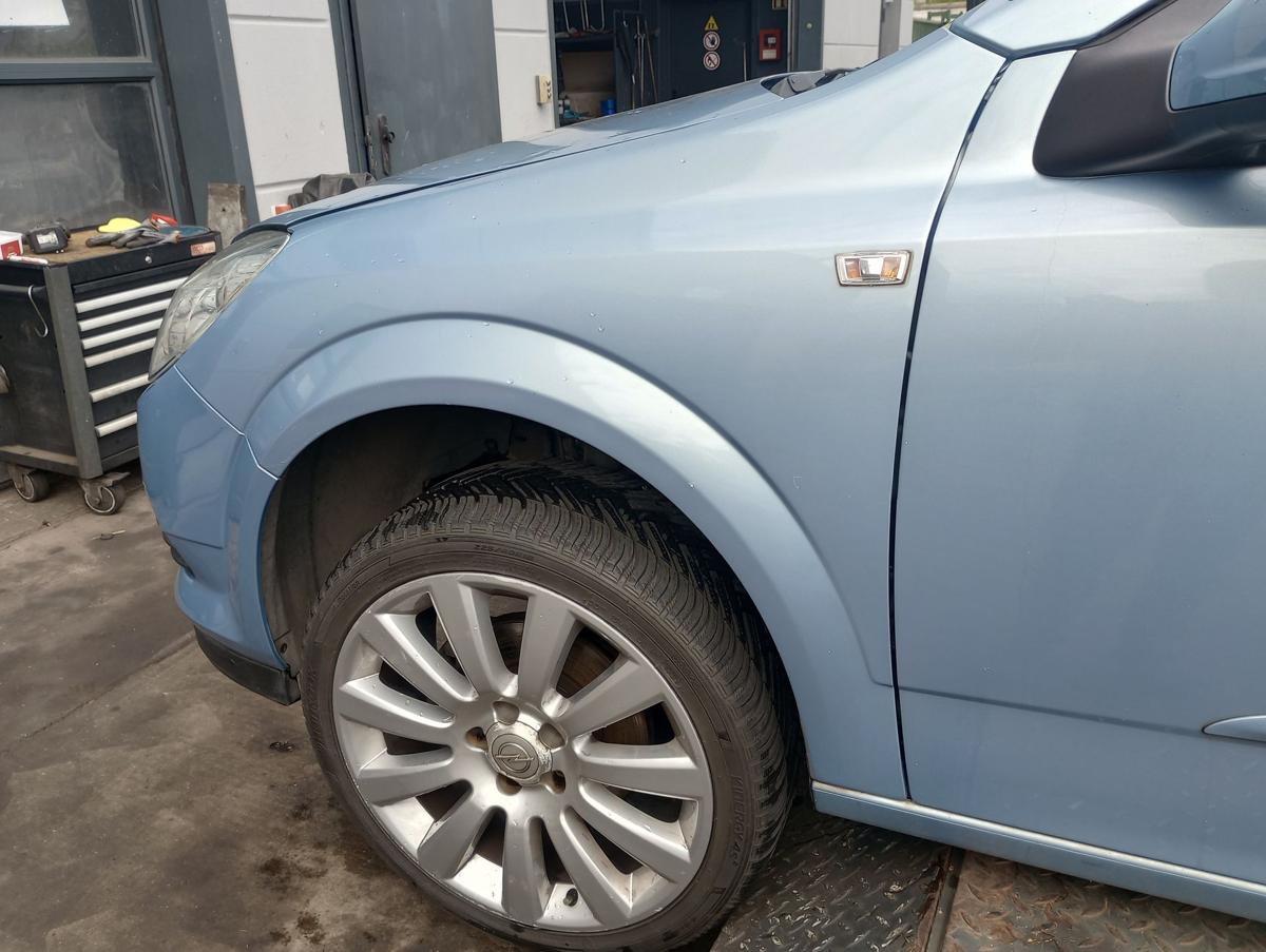 Opel Astra H TwinTop orig Kotflügel links Fahrerseite Z21C Aeroblau Bj 2008