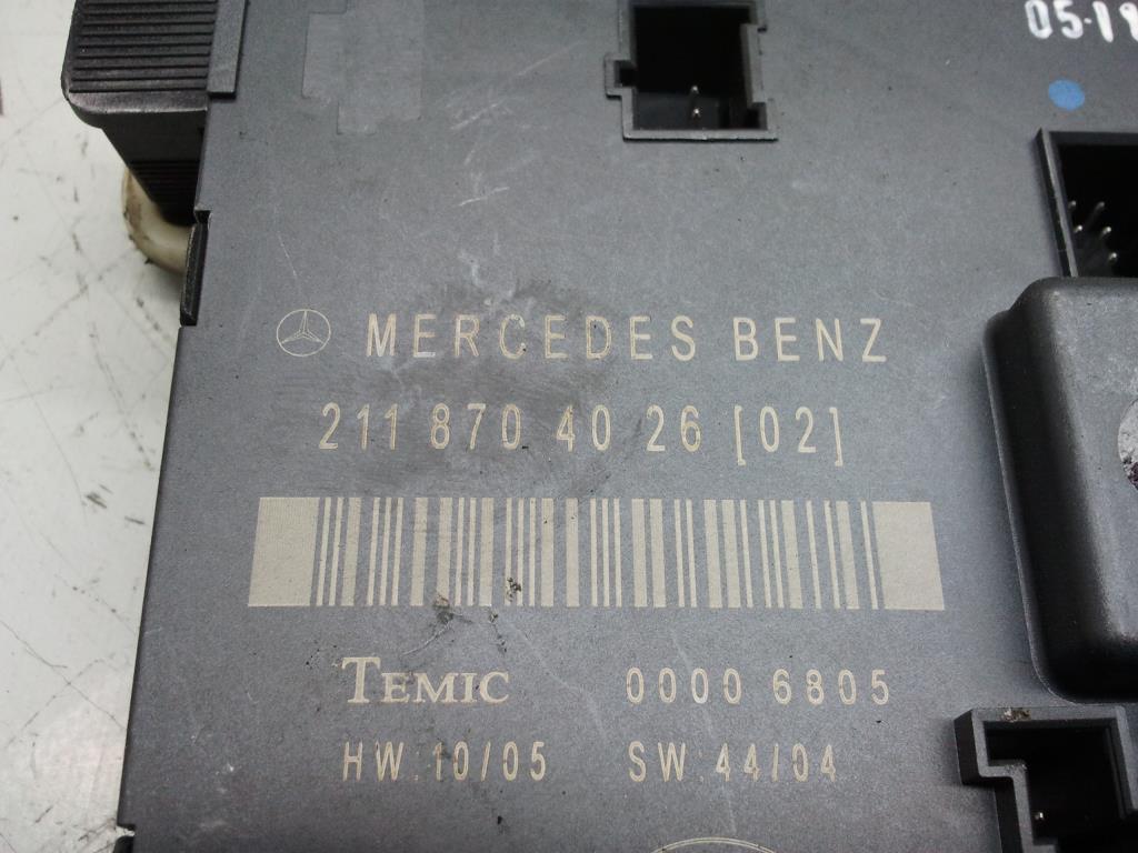 Mercedes E Klasse W211 Steuergerät Tür links hinten Bj.2006