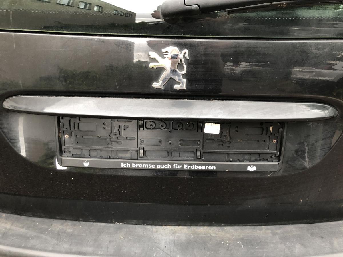 Peugeot 307 SW 3E 3H Heckklappe mit Scheibe Kombi EXL Noir Obsidien Nacre