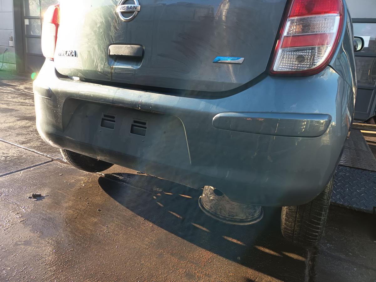 Nissan Micra K13 orig Sto&szlig;stange hinten Sto&szlig;f&auml;nger FAA Green bis Bj 2013