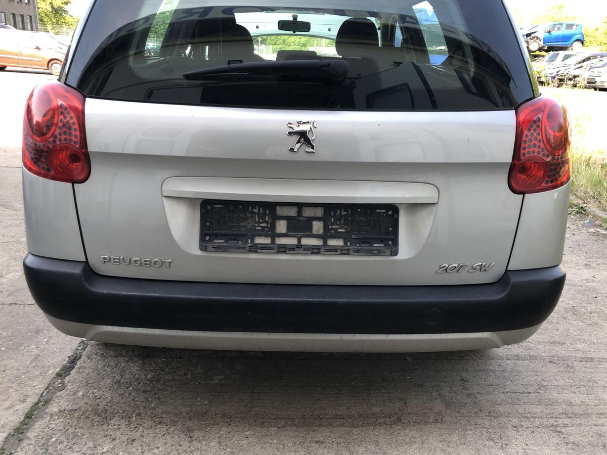 Peugeot 207 SW Typ WE Sto&szlig;f&auml;nger hinten Hecksch&uuml;rze Kombi ETS Gris Cendre Met