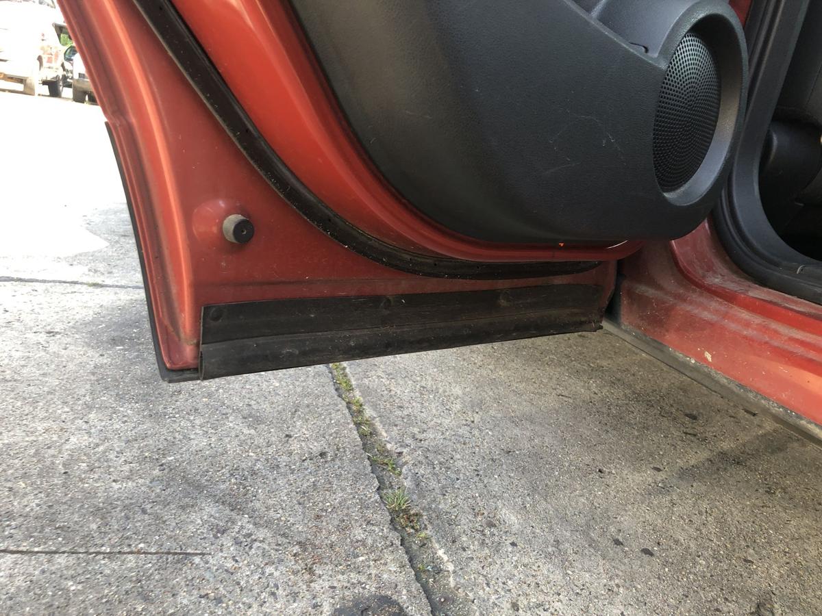 Nissan Qashqai J10 T&uuml;r hinten links im Rohbau A52 Fired Iron Fondt&uuml;r