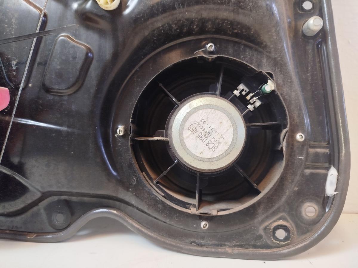 VW Passat 3C B7 Variant Fensterheber hinten rechts Motor Mechanik Grundplatte