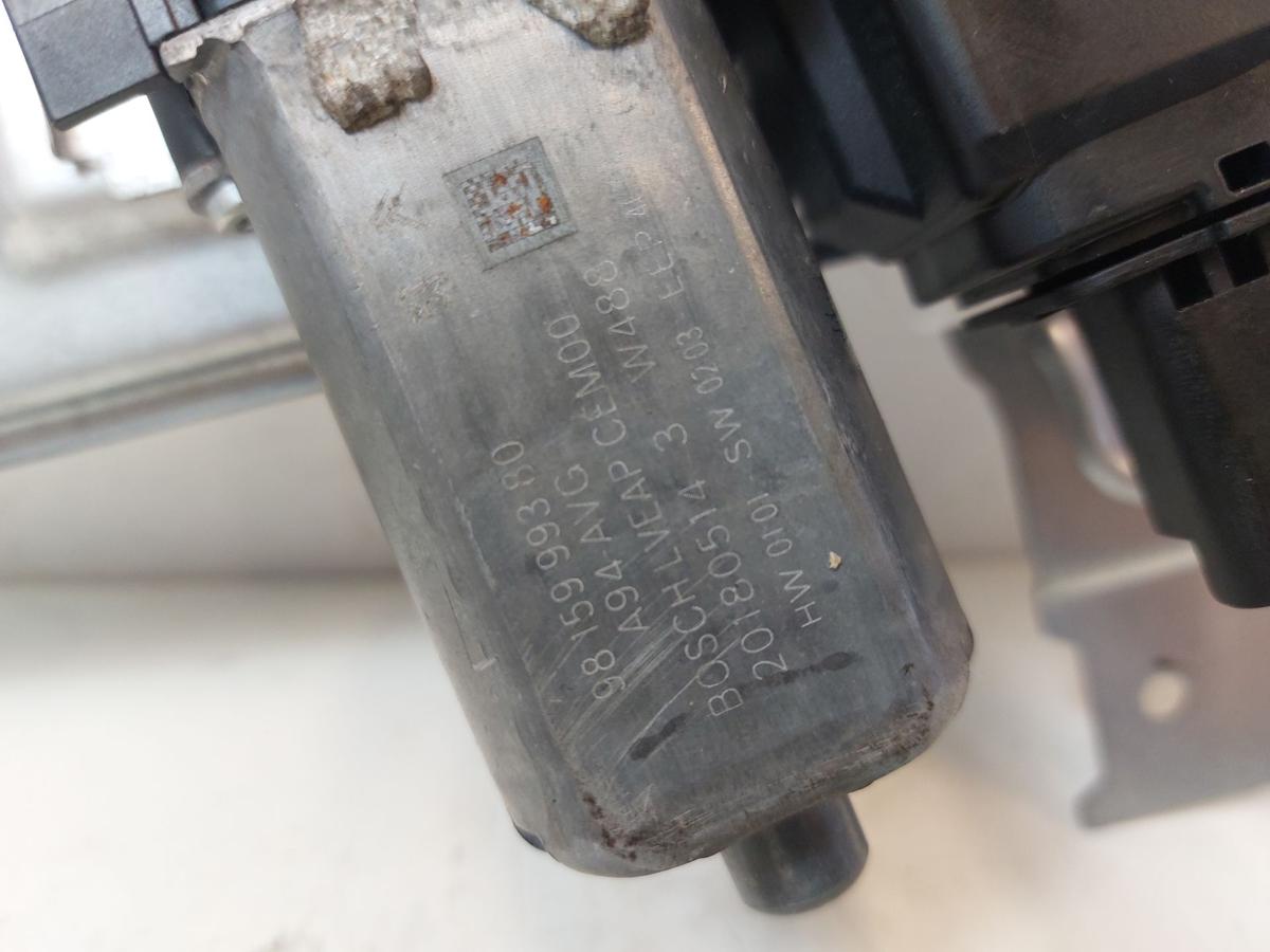 Peugeot 2008 I CU ab16 Fensterheber vorn links elektrisch Mechanik ohne Motor