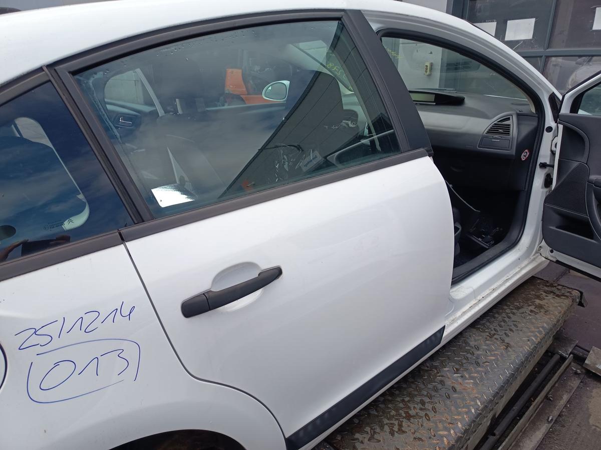 Citroen C4 original Tür hinten rechts Fond 5trg EWP Schneeweiß Bj 2008