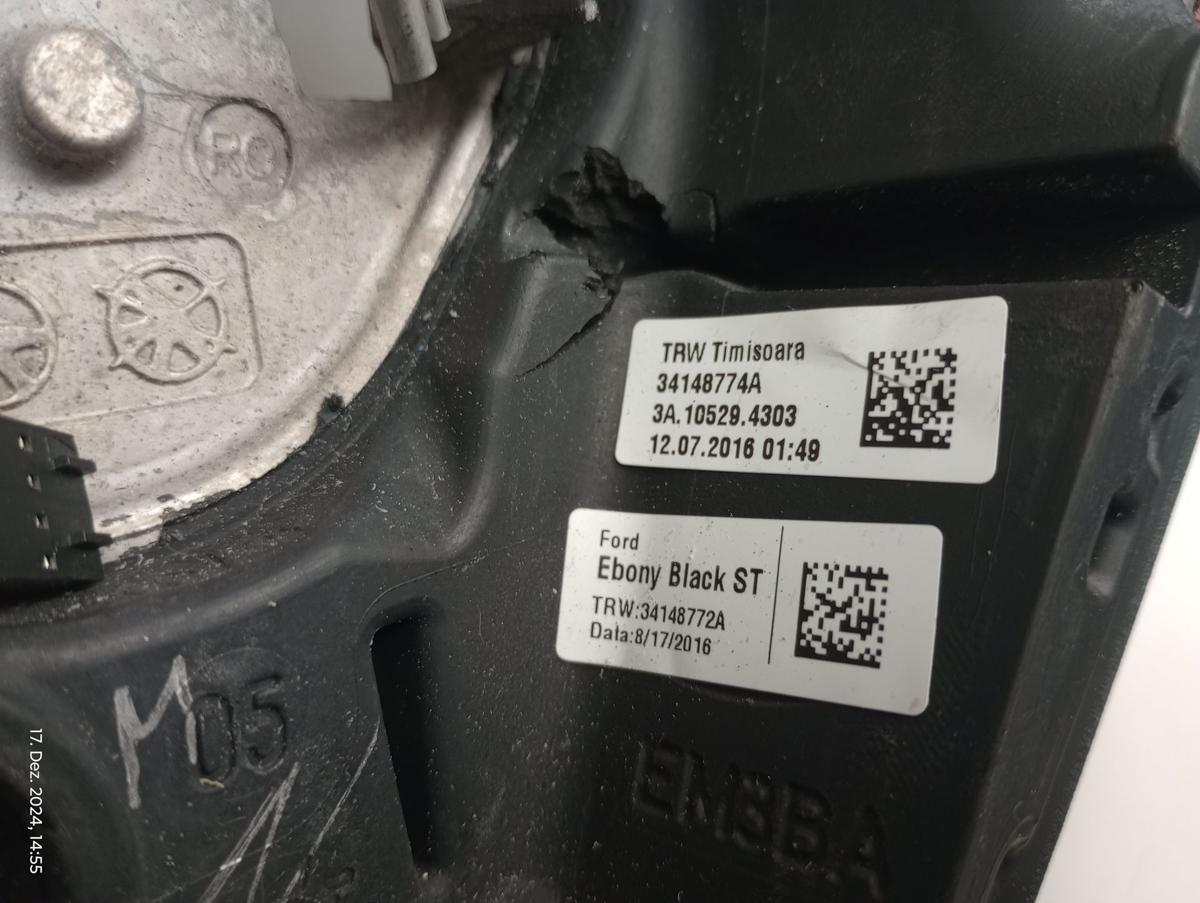 Ford Fiesta ST MK7 VII orig Sportlenkrad Leder abgeflacht Bj 2017