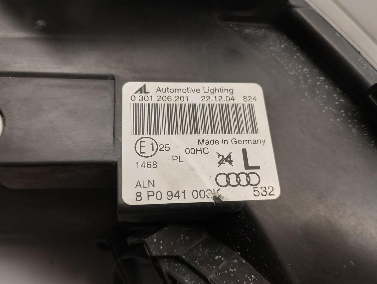 Audi A3 8P orig Scheinwerfer links Halogen vor Facelift bis 2008
