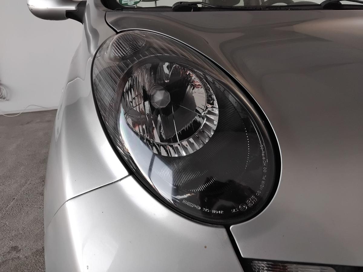 Nissan Micra K12 Scheinwerfer rechts Depo Halogen mit LWR schwarz BJ2005