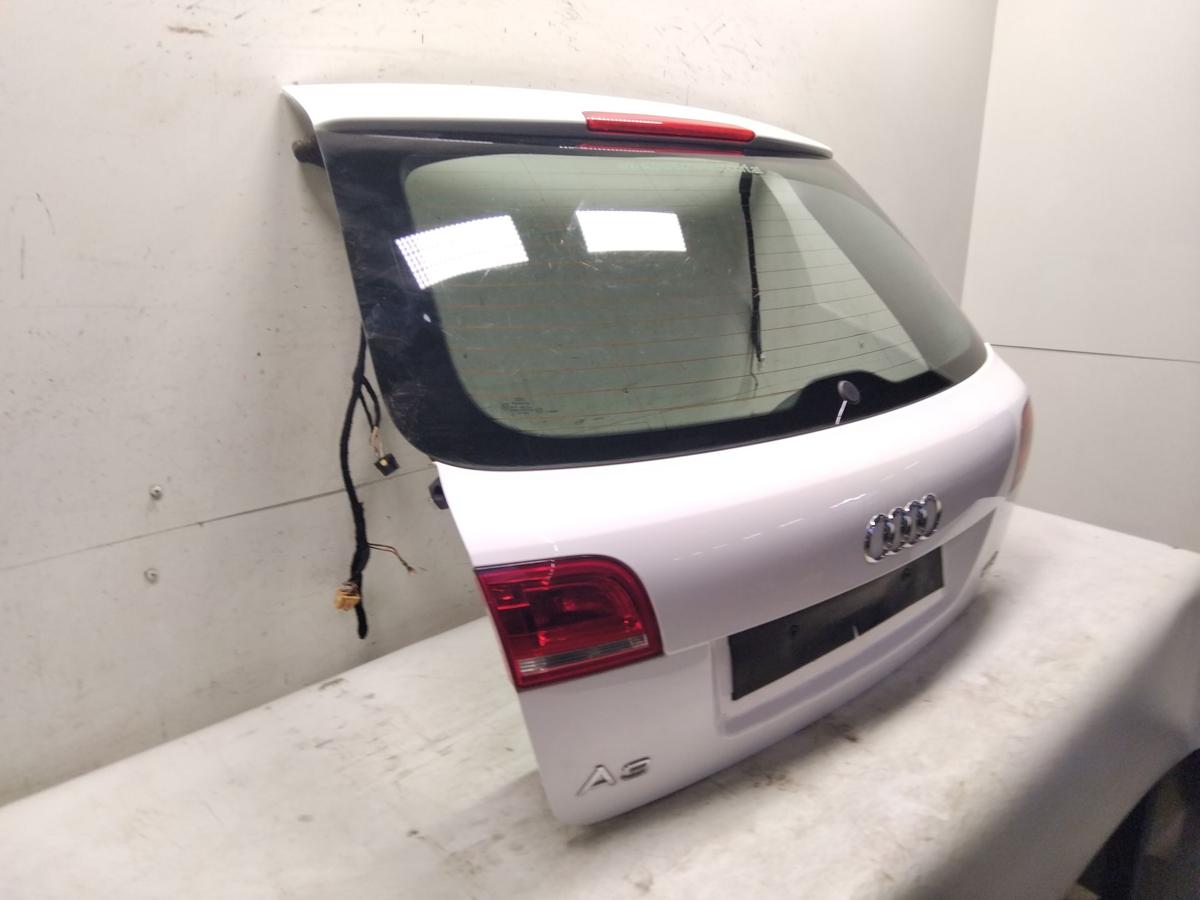 Audi A3 8P Heckklappe 5-T&uuml;rer Sportback ibisweiss LY9C mit Heckscheibe Bj.2013
