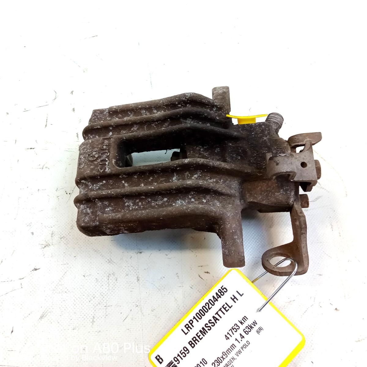 VW Polo 6R original Bremssattel Hinterachse links 230x9mm Bj.2010
