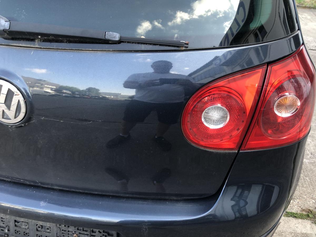 VW Golf 5 V 1K Heckklappe mit Heckscheibe 3 und 5 t&uuml;rer LC5F Blue Graphit