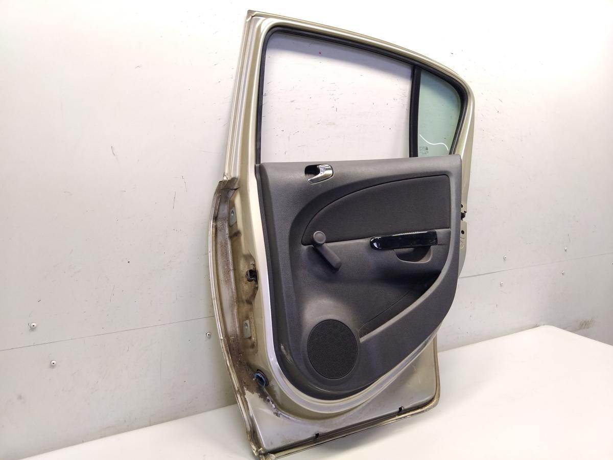 Opel Corsa D Tür hinten rechts champagnersilber Z40M Bj.2006