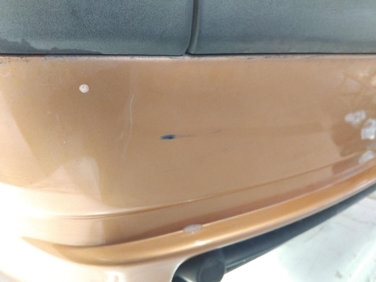 BMW E46 Limo original Sto&szlig;f&auml;nger Sto&szlig;stange hinten orangemetallic PDC BJ2001