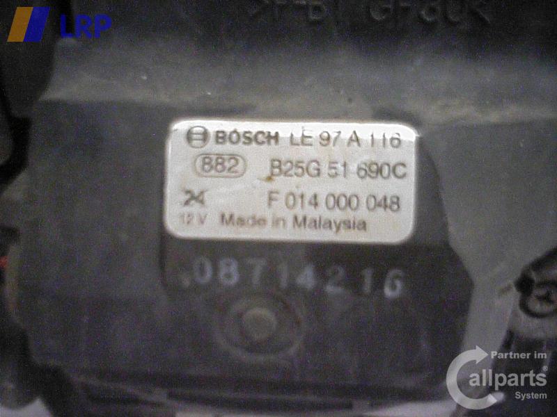 Mazda Premacy original Nebelscheinwerfer links BJ2001