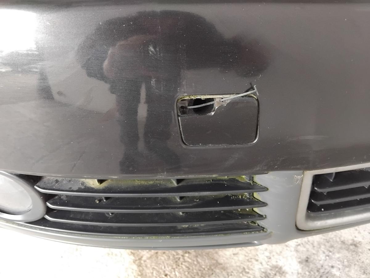 Audi A4 8E B6 original Stoßstange Stossfänger vorn LZ9W ebonyschwarzmet. BJ2002