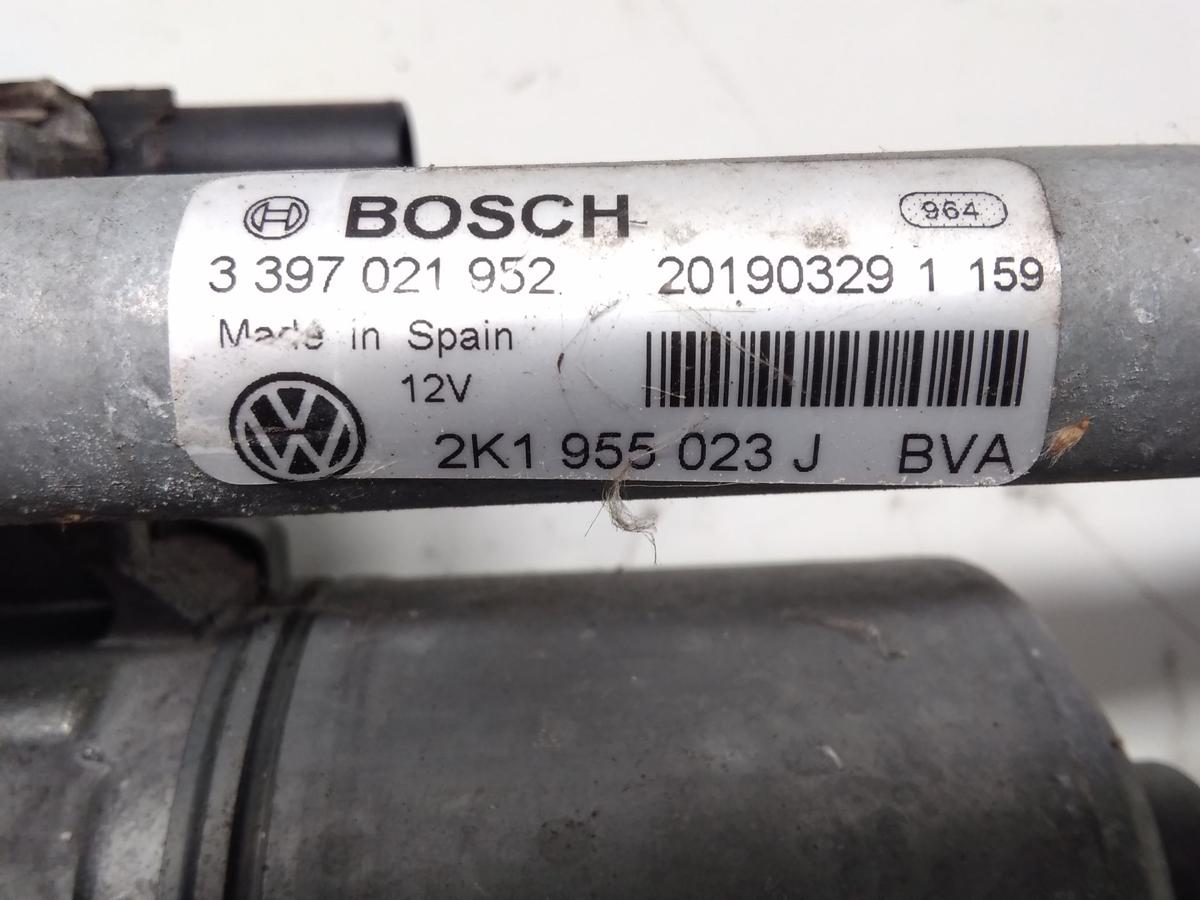 VW Caddy 4 SA original Wischermotor mit Wischergest&auml;nge vorn Bj.2019