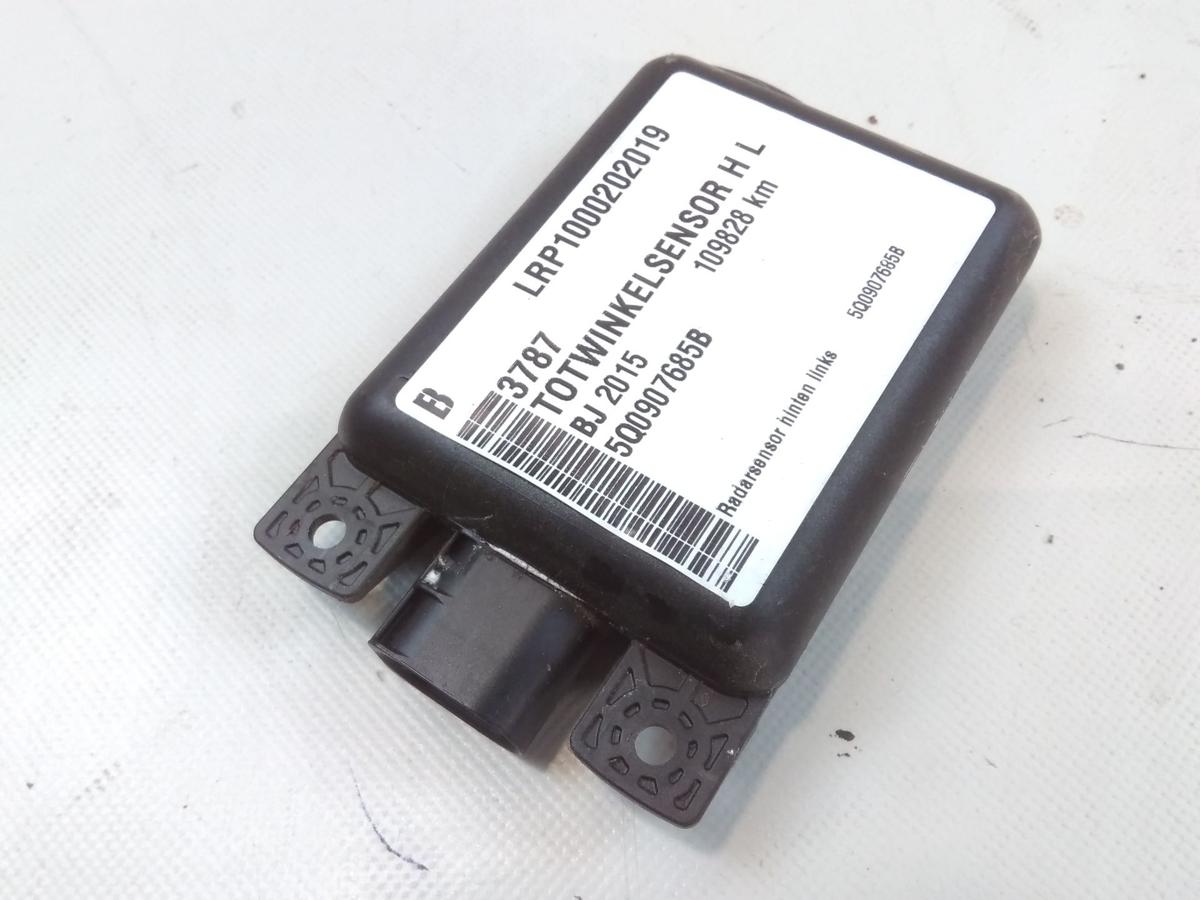 Seat Alhambra 7N original Totwinkelsensor hinten links 5Q0907685B Bj.2015