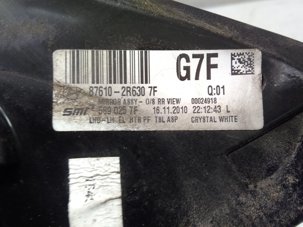 Hyundai i30 FD orig.Au&szlig;enspiegel links elektrisch anklappbar beheizt 8PIN BJ2010