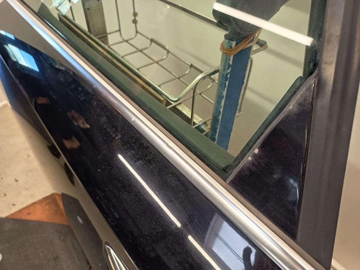 Audi A6 4F original T&uuml;r hinten links Fond LY9B Brillantschwarz Bj 2010