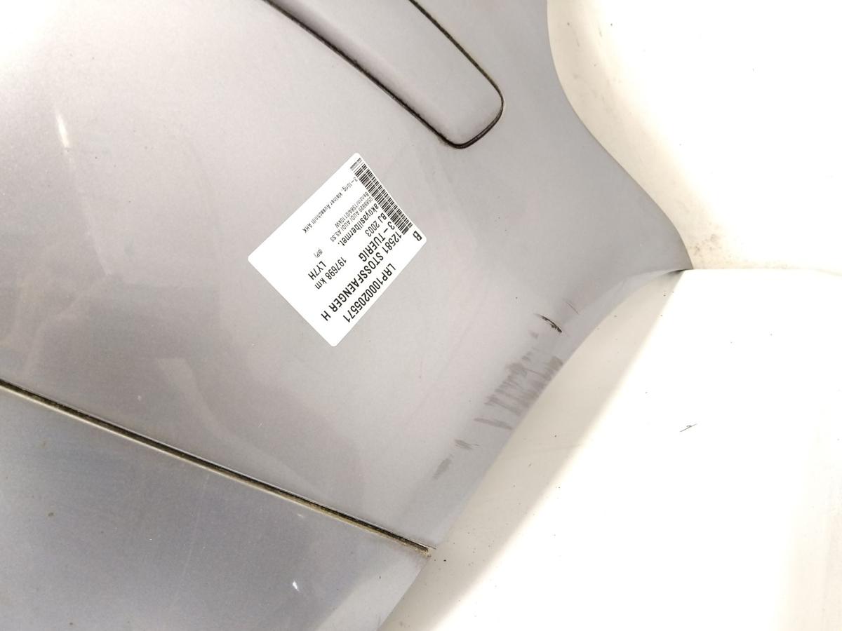 Audi A3 8P 3-T&uuml;rer orig Sto&szlig;stange Stossf&auml;nger hinten akoyasilber LY7H BJ2003