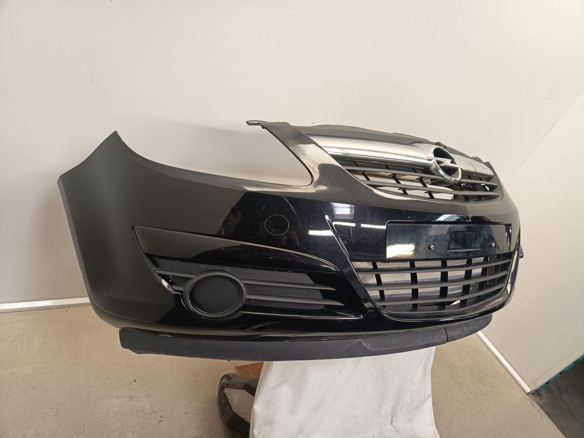 Opel Corsa D orig Stoßstange vorn Stoßfänger Z20R Schwarz Bj 2008