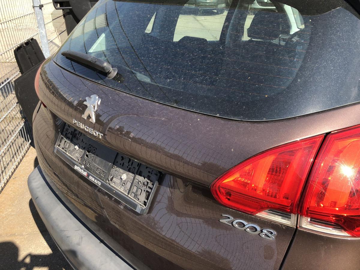 Peugeot 2008 I CU Heckklappe mit Heckscheibe Kofferklappe Heckdeckel ETV braun