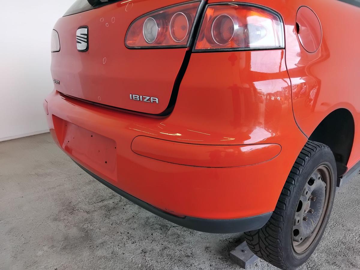 Seat Ibiza III 6L original Stossfänger Stoßstange hinten flashrot LP3G BJ2002