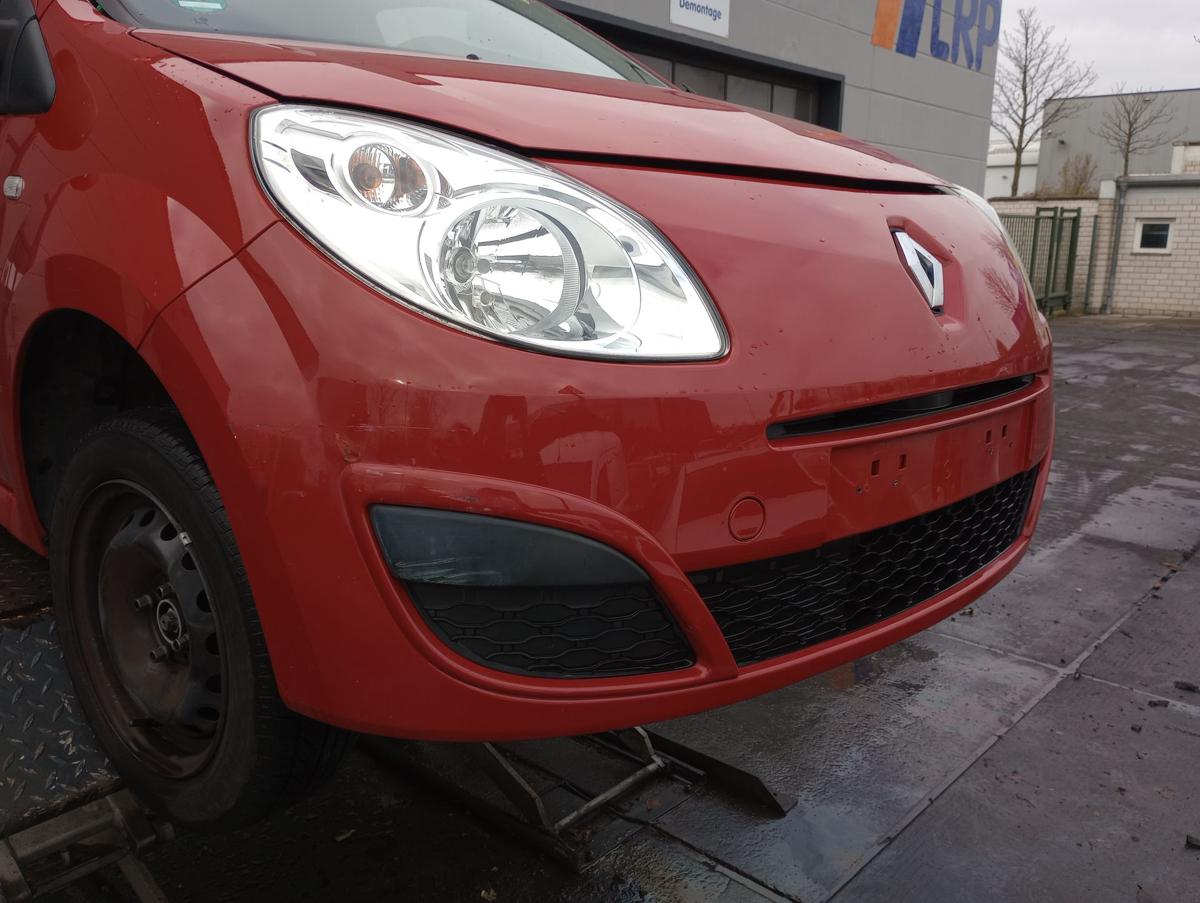 Renault Twingo II original Stoßstange Stossfänger vorn 727 Spanischrot Bj 2011