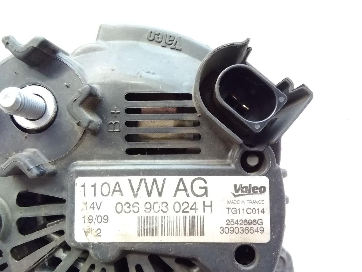 VW Golf 6 original Lichtmaschine Generator 110A 1.4 59kw CGGA Bj.2009