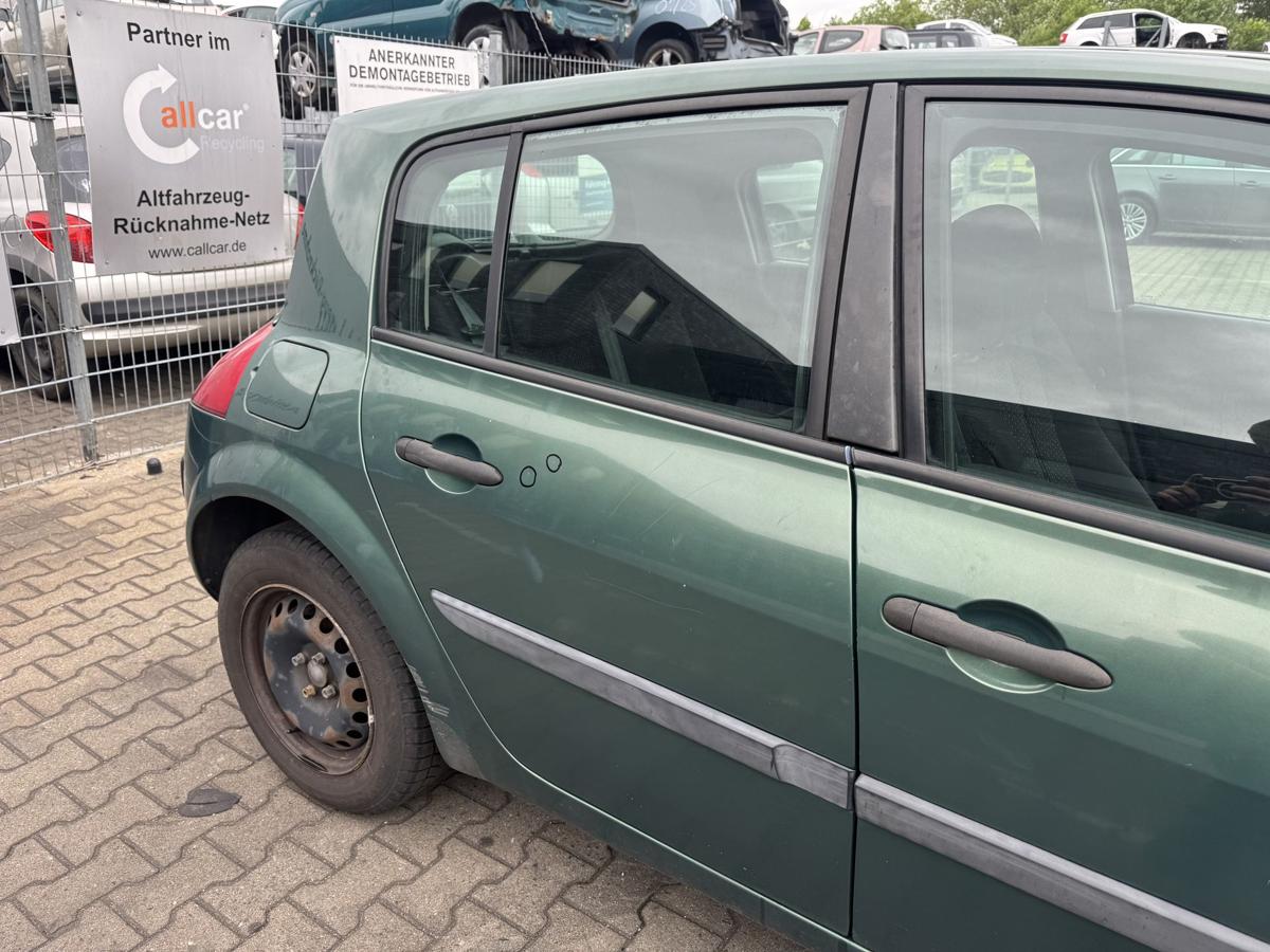 Renault Megane 2 original T&uuml;r hinten rechts D96 Vert Giverny Flie&szlig;heck Rohbau Bj.2004