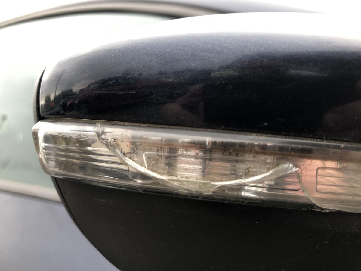 VW Passat 3C B7 Variant Au&szlig;enspiegel rechts Spiegel LH5X blau Blinker defekt