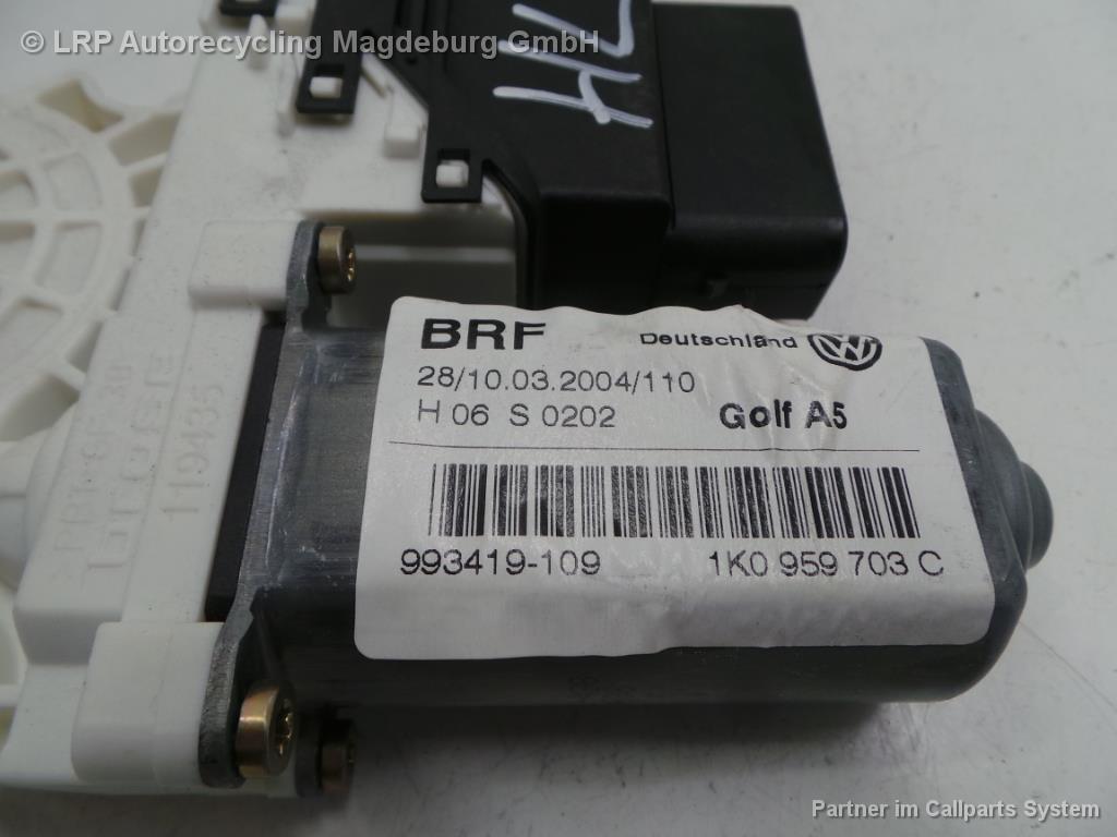 Fensterhebermotor Motor Fensterheber hinten links BROSE VW Golf V 5 1K