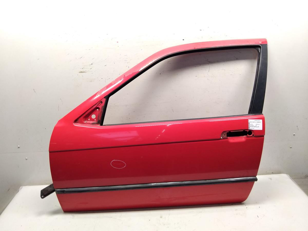 BMW E36 3er Compact Tür vorn links Fahrertür 314 Hellrot Uni BJ1994
