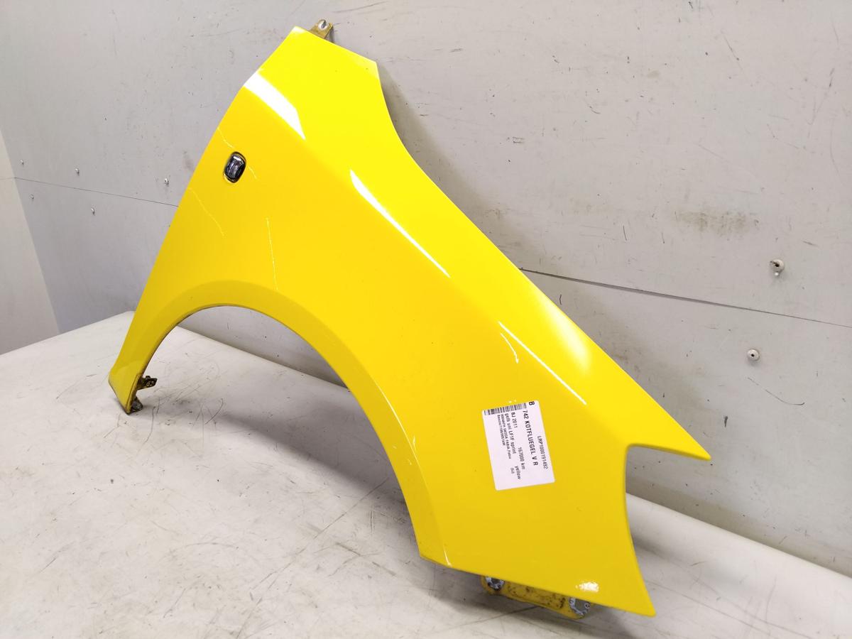 Skoda Fabia 2 5J Facelift orig. Kotflügel vorn rechts LF1F sprint yellow BJ2011