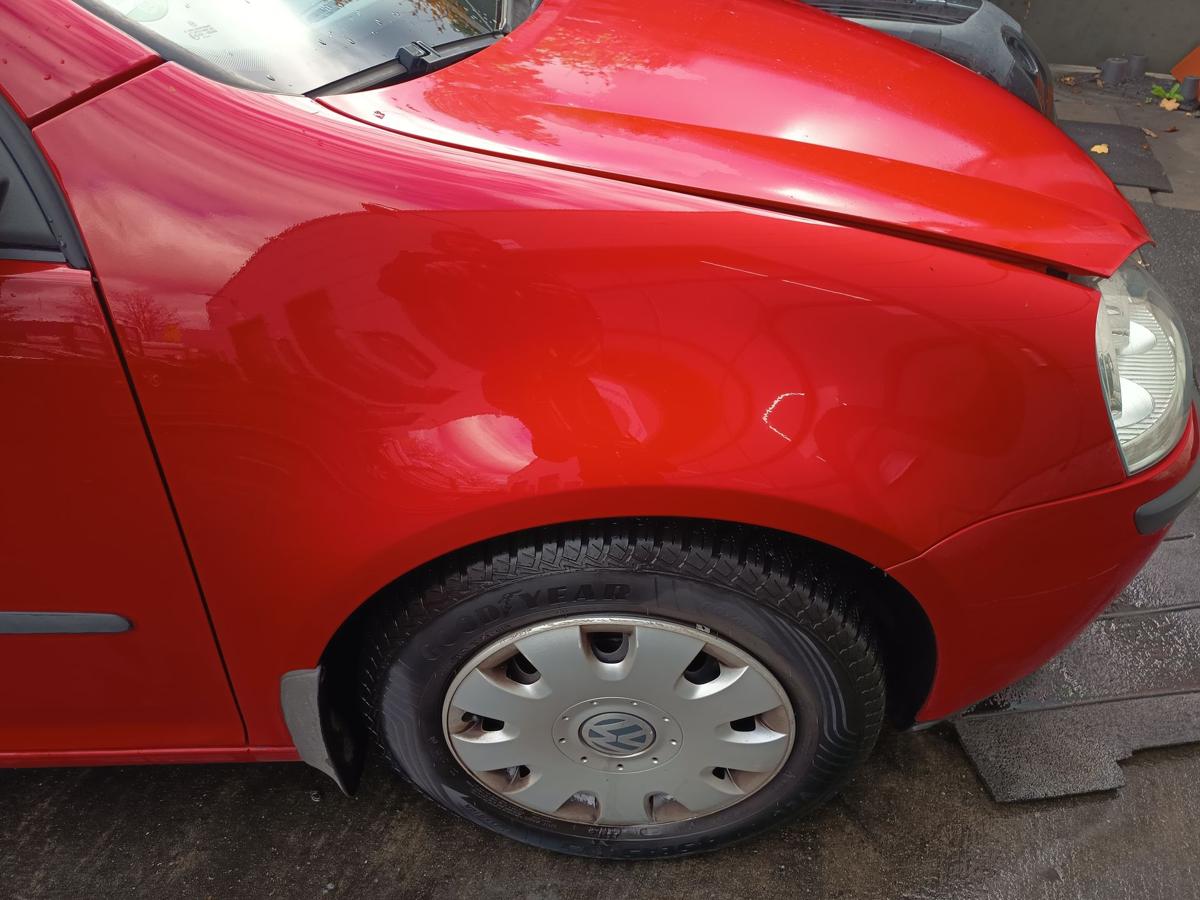 VW Golf V 5 original Kotflügel rechts LY3D Tornadorot Bj 2004 5TRG