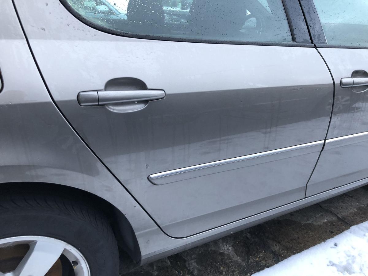 Peugeot 407 6D 6E T&uuml;r hinten rechts Fondt&uuml;r Erlengrau Rohbau Limo