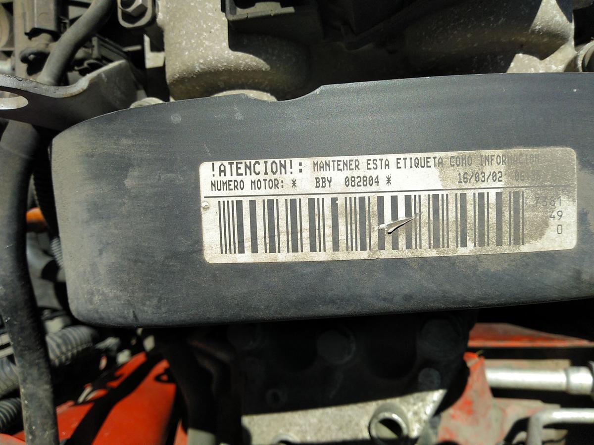 Motor BBY 1.4 55kw 134478km Seat Ibiza 6L Bj.2003
