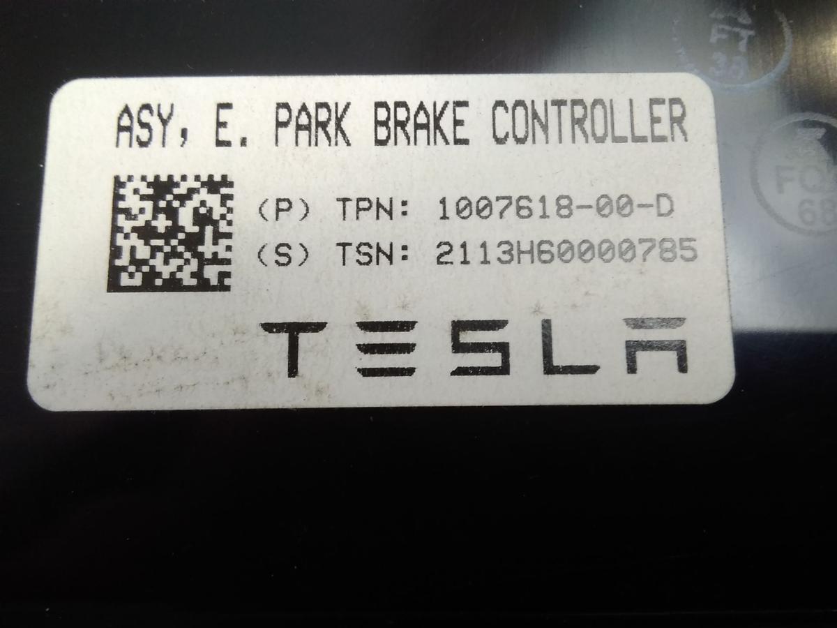 Tesla Model S original Steuerger&auml;t Parkbremse Feststellbremse 100761800D BJ2014