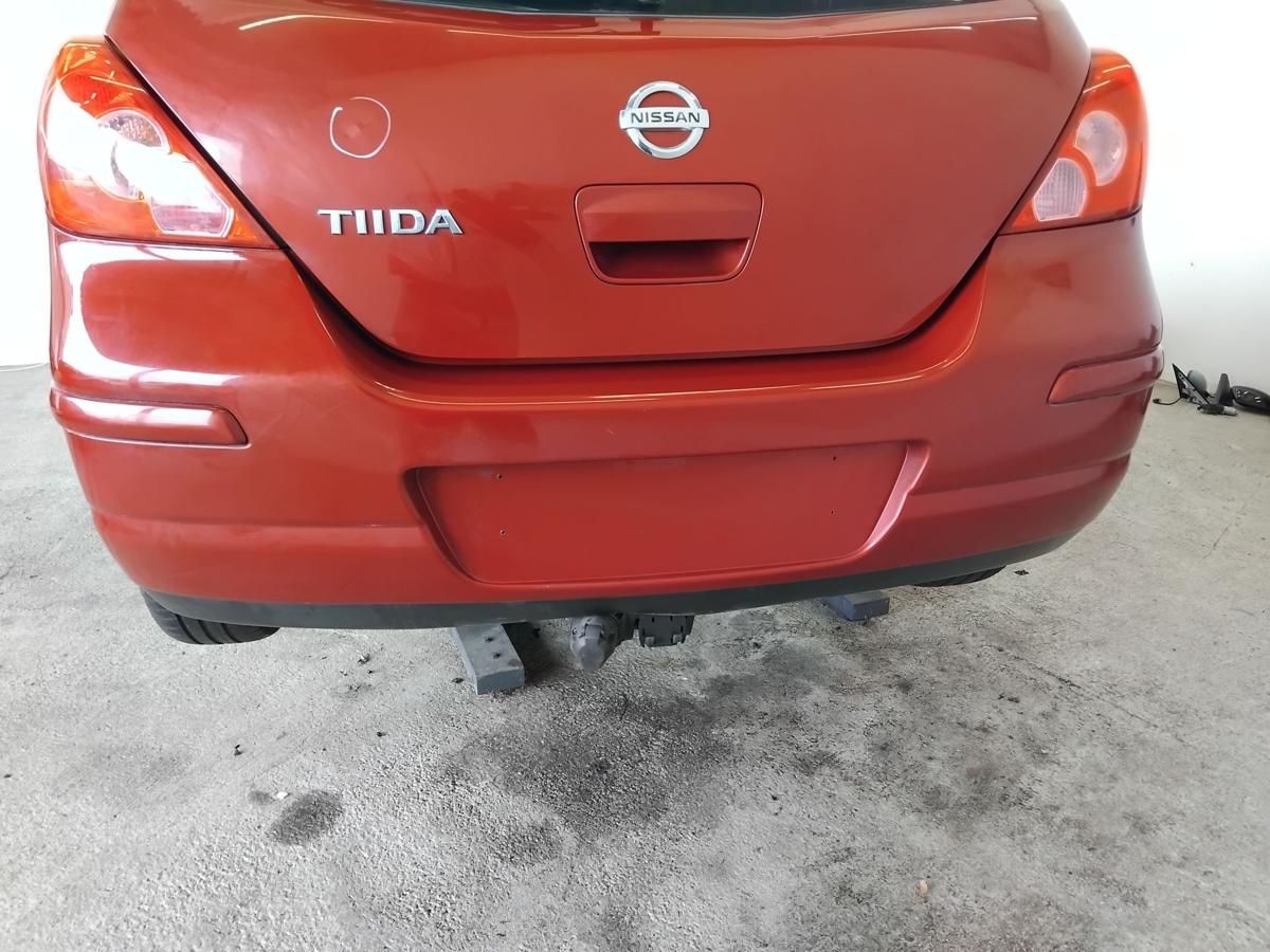 Nissan Tiida C11 original Sto&szlig;stange Sto&szlig;f&auml;nger hinten 5-t&uuml;rig Schr&auml;gheck BJ2009