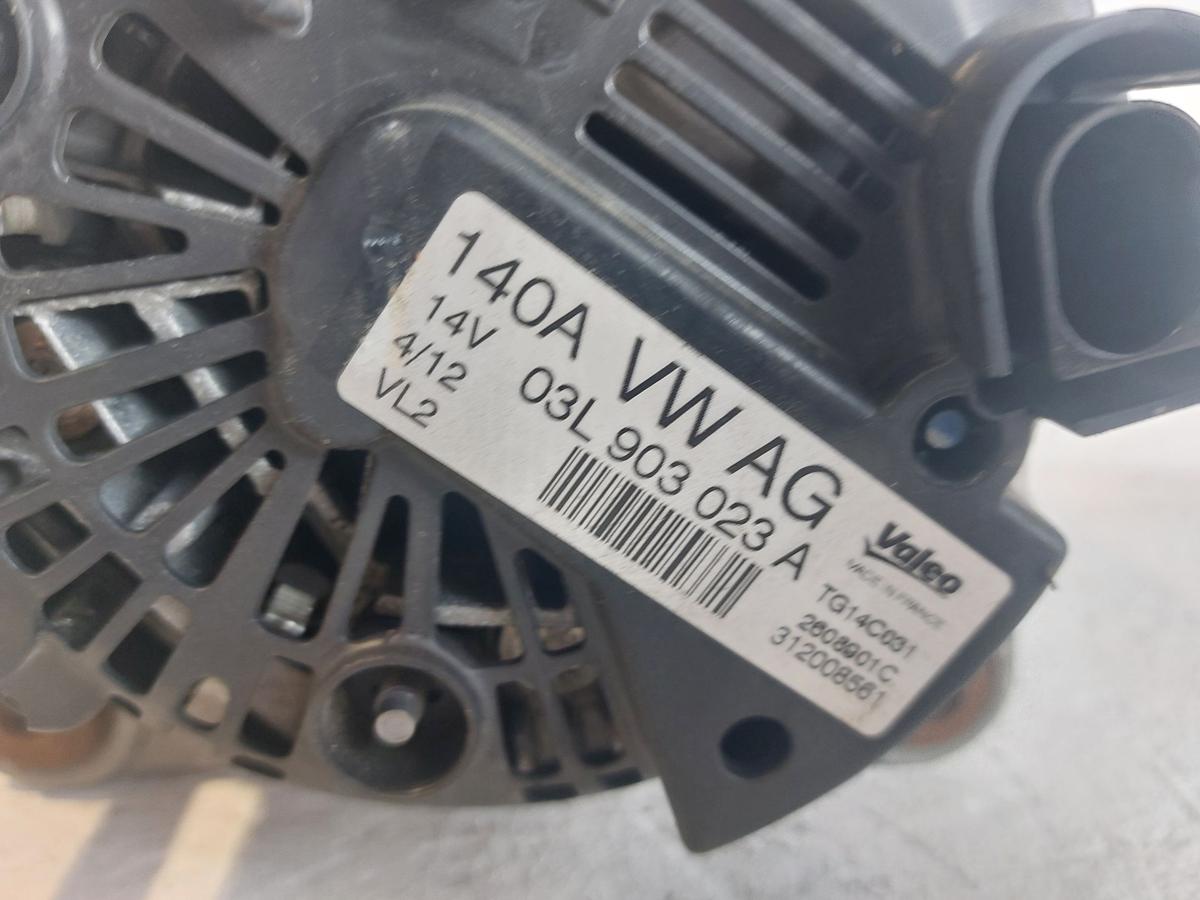 VW Tiguan 5N ab 2011 Lichtmaschine Generator 140A OEM Valeo Diesel CFFB 103kw